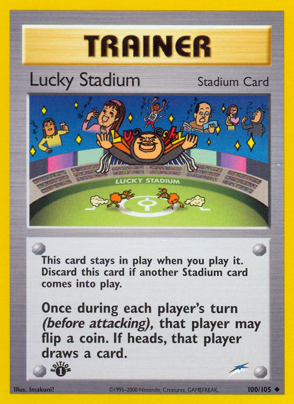 Lucky Stadium (100/105) [Neo Destiny 1st Edition] Pokémon