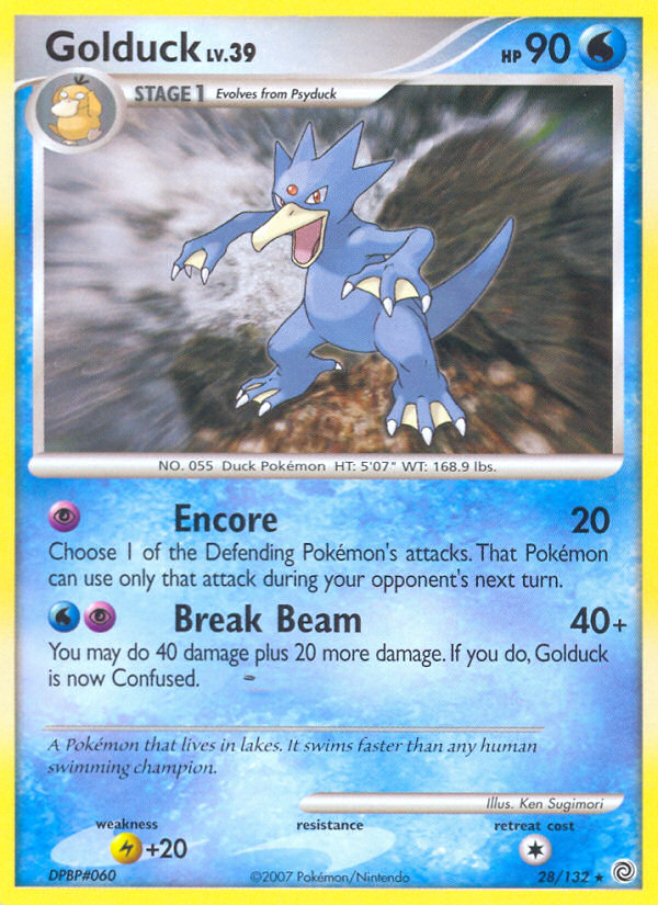 Golduck (28/132) [Diamond & Pearl: Secret Wonders] Pokémon