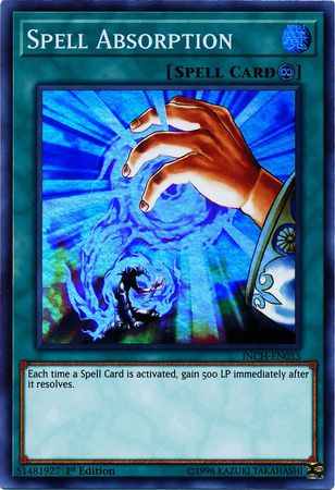 Spell Absorption [INCH-EN053] Super Rare Yu-Gi-Oh!