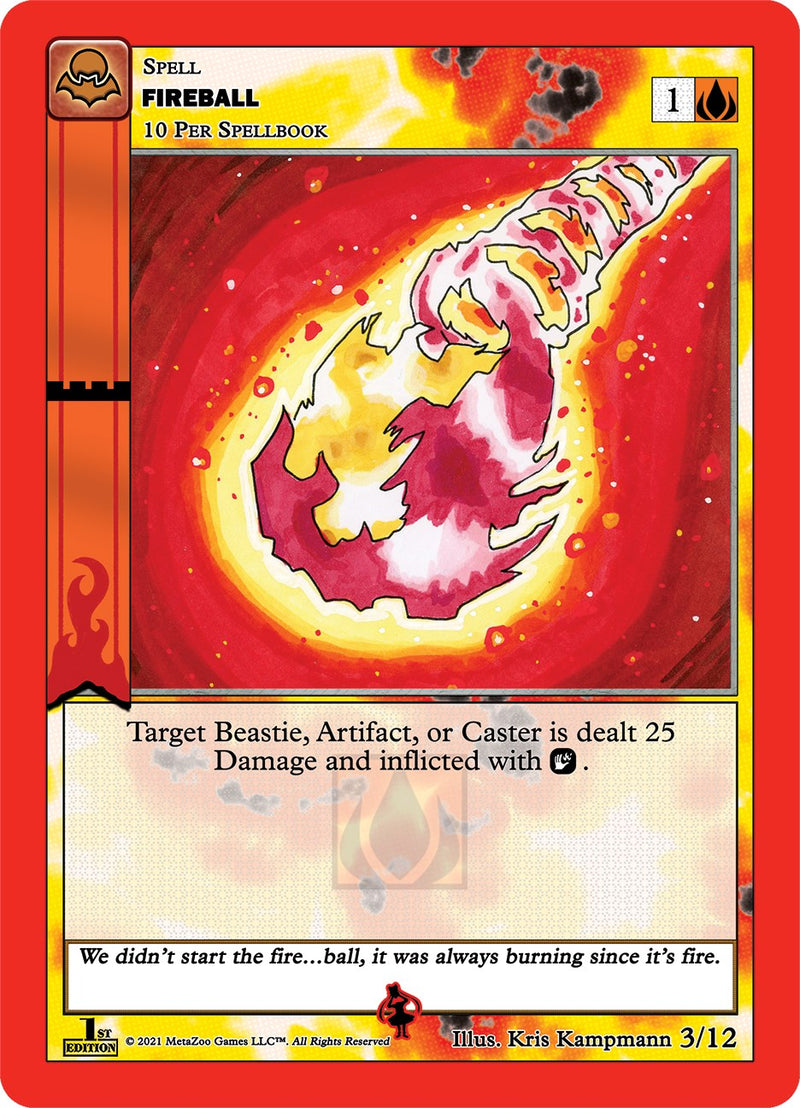 Fireball (Headless Annie) [Cryptid Nation: Nightfall First Edition Release Event Deck] Metazoo