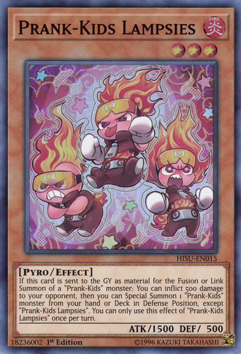 Prank-Kids Lampsies [HISU-EN015] Super Rare Yu-Gi-Oh!