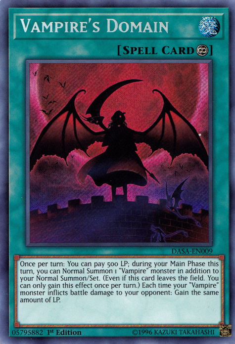 Vampire's Domain [DASA-EN009] Secret Rare Yu-Gi-Oh!