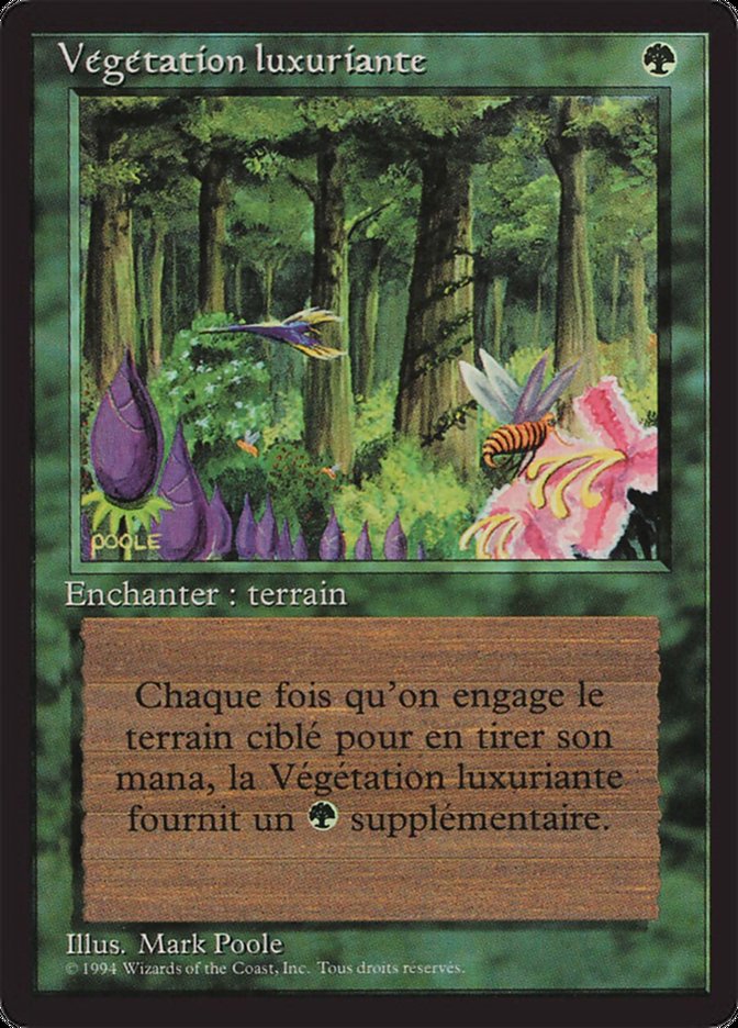 Wild Growth [Foreign Black Border] Magic: The Gathering