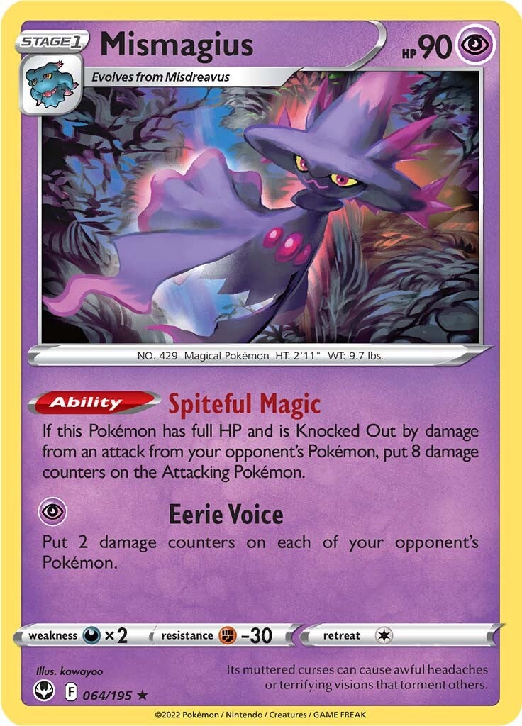 Mismagius (064/195) [Sword & Shield: Silver Tempest] Pokémon