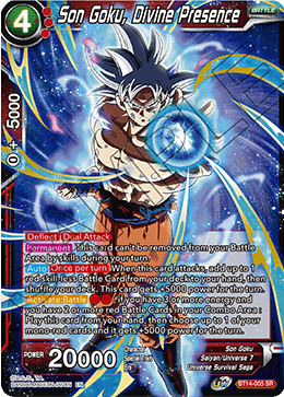 Son Goku, Divine Presence (BT14-005) [Cross Spirits] Dragon Ball Super