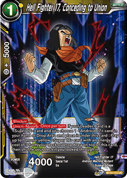 Hell Fighter 17, Conceding to Union (BT14-110) [Cross Spirits] Dragon Ball Super