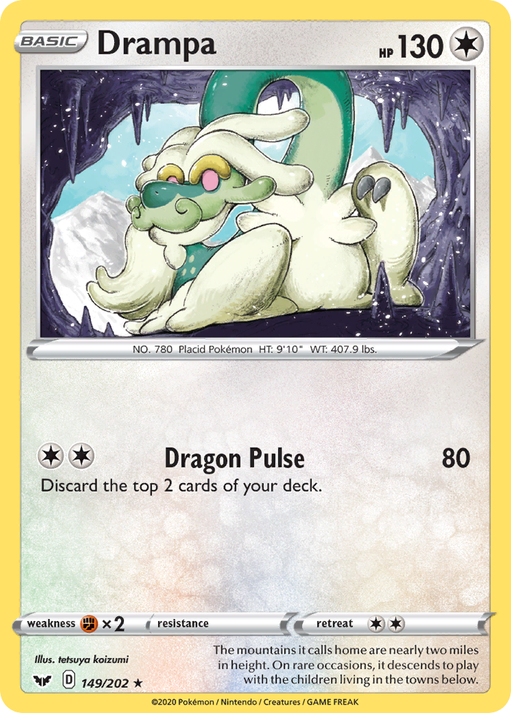 Drampa (149/202) [Sword & Shield: Base Set] Pokémon