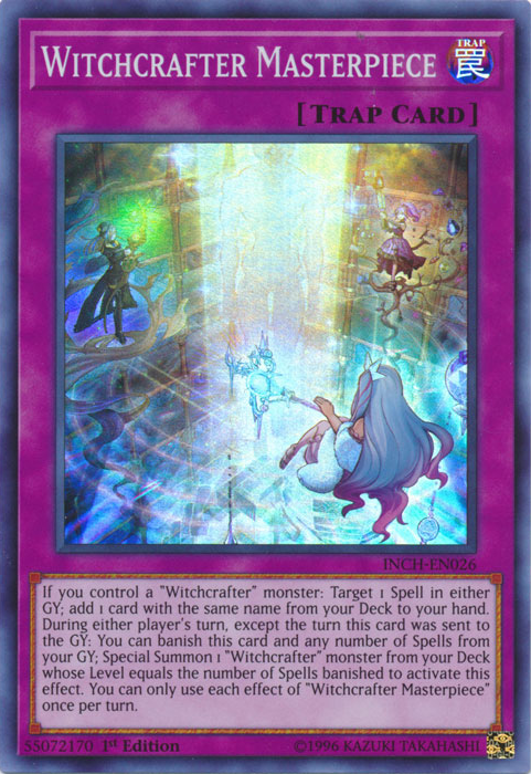 Witchcrafter Masterpiece [INCH-EN026] Super Rare Yu-Gi-Oh!