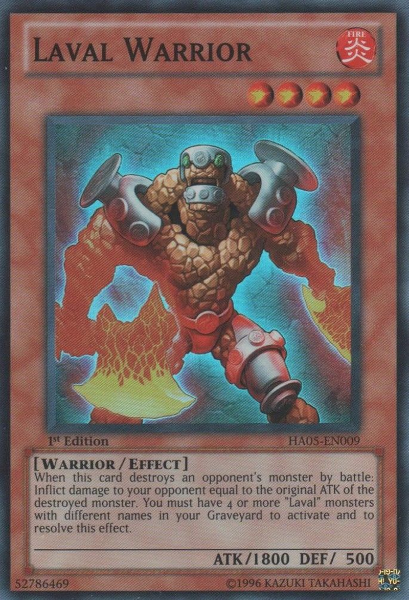 Laval Warrior [HA05-EN009] Super Rare Yu-Gi-Oh!