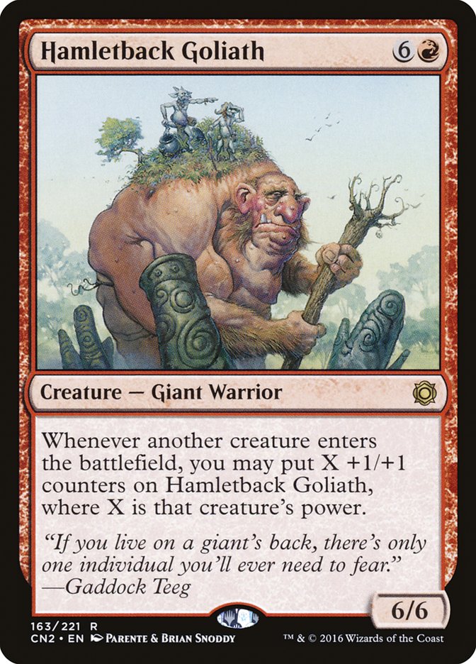 Hamletback Goliath [Conspiracy: Take the Crown] Magic: The Gathering