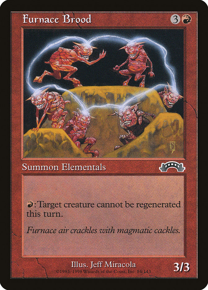 Furnace Brood [Exodus] Magic: The Gathering