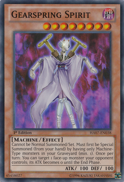 Gearspring Spirit [HA07-EN038] Super Rare Yu-Gi-Oh!