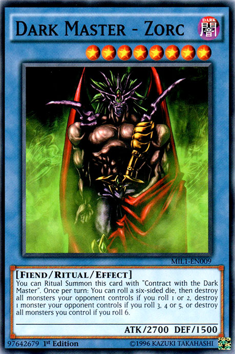 Dark Master - Zorc [MIL1-EN009] Common Yu-Gi-Oh!