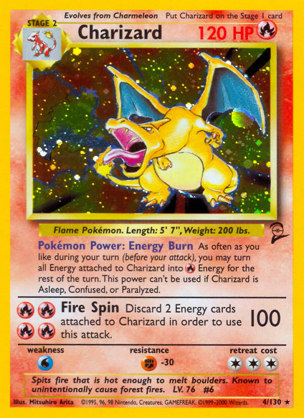 Charizard (4/130) [Base Set 2] Pokémon