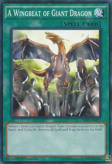 A Wingbeat of Giant Dragon [SR02-EN027] Common Yu-Gi-Oh!