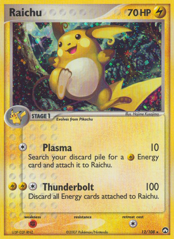 Raichu (12/108) [EX: Power Keepers] Pokémon