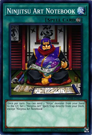 Ninjitsu Art Notebook [OP08-EN023] Common Yu-Gi-Oh!