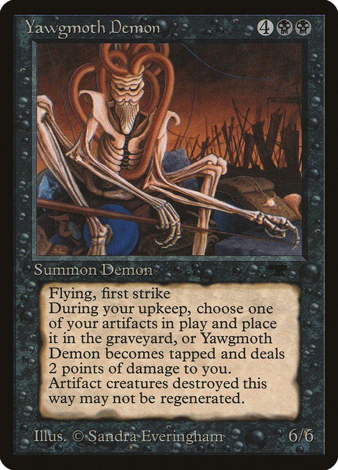 Yawgmoth Demon [Antiquities] Magic: The Gathering