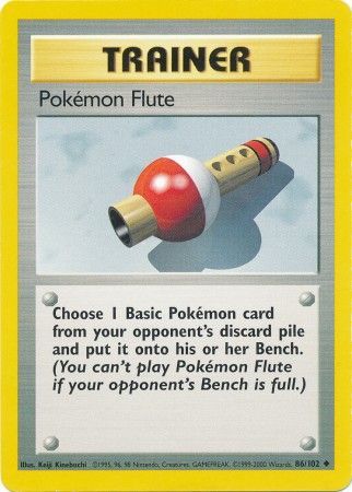 Pokemon Flute (86/102) [Base Set Unlimited] Pokémon