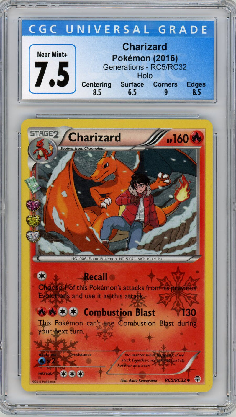 Charizard - Generations - CGC 7.5 The Pokemon Trainer