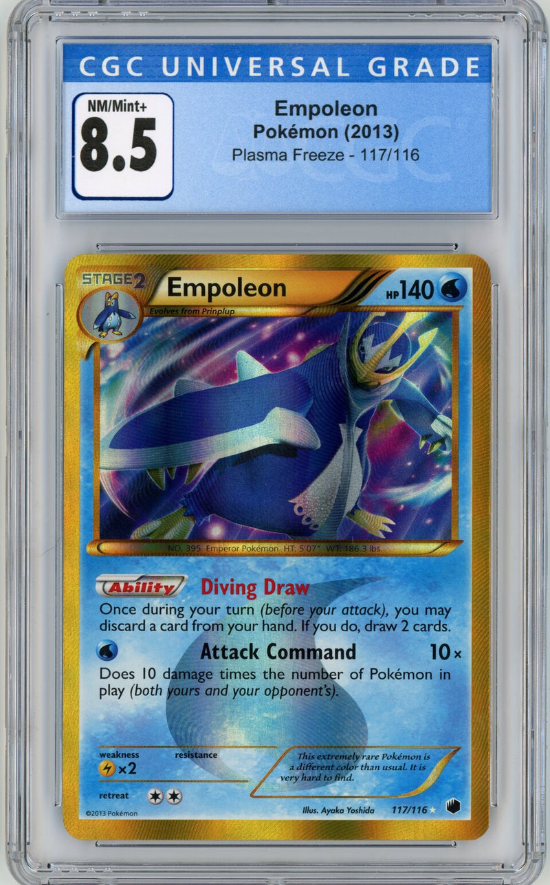 Empoleon - Plasma Freeze - CGC 8.5 The Pokemon Trainer