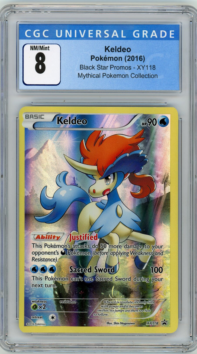 Keldeo - Mythical Collection - CGC 8 The Pokemon Trainer