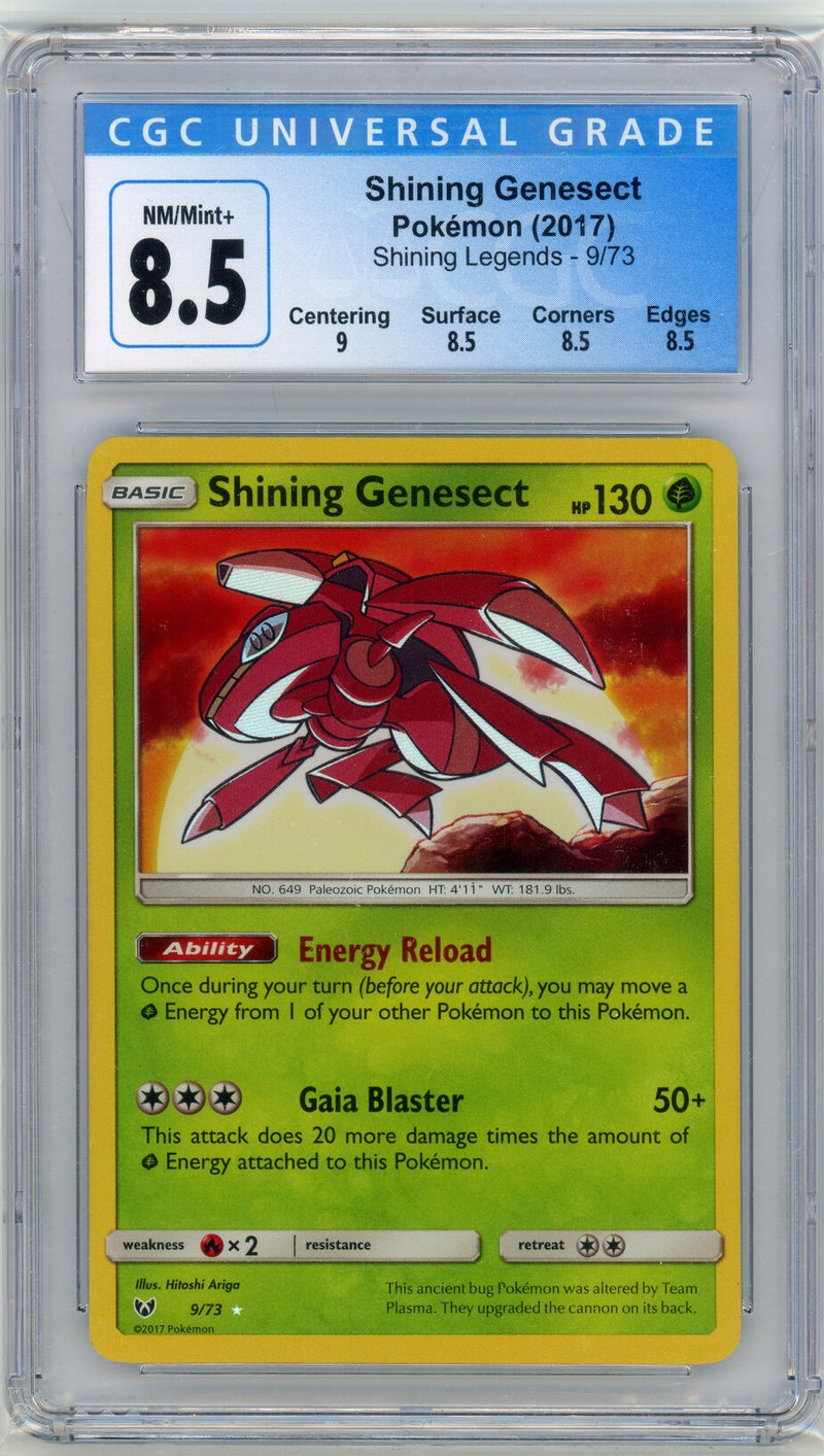 Shining Genesect - Shining Legends - CGC 8.5 The Pokemon Trainer