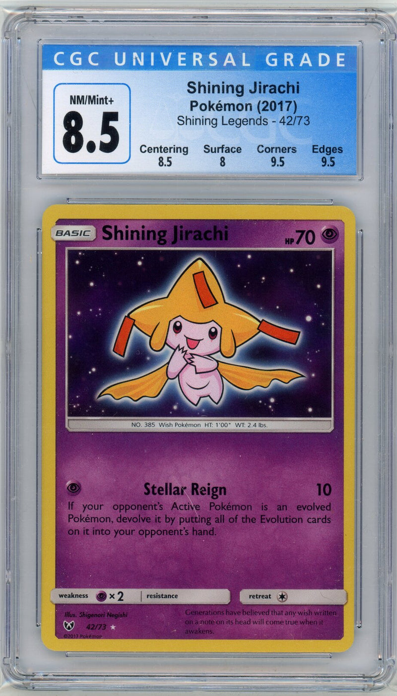 Shining Jirachi - Shining Legends - CGC 8.5 The Pokemon Trainer