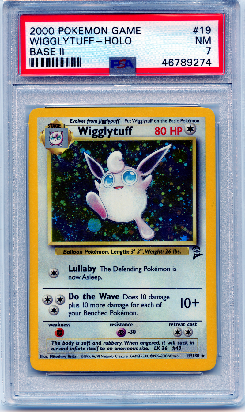 Wigglytuff - Base 2 - PSA 7 The Pokemon Trainer