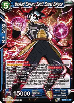 Masked Saiyan, Spirit Boost Enigma (Starter Deck - Darkness Reborn) (SD16-04) [Cross Spirits] Dragon Ball Super