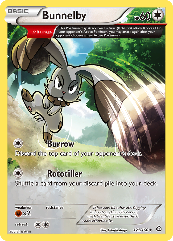 Bunnelby (121/160) [XY: Primal Clash] Pokémon