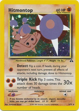 Hitmontop (3/75) [Neo Discovery Unlimited] Pokémon