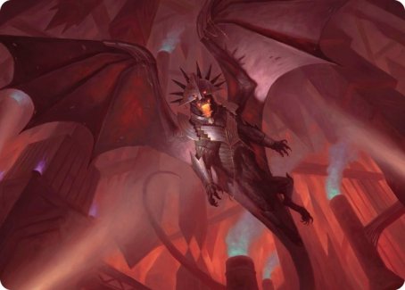 Ziatora, the Incinerator Art Card [Streets of New Capenna Art Series] Magic: The Gathering