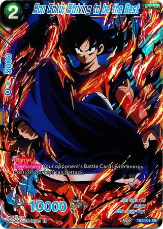 Son Goku, Striving to be the Best (TB3-021) [Clash of Fates] Dragon Ball Super