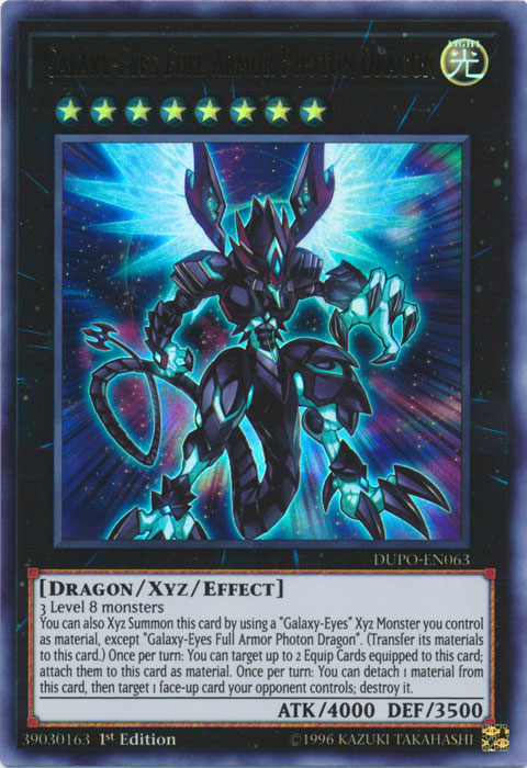 Galaxy-Eyes Full Armor Photon Dragon [DUPO-EN063] Ultra Rare Yu-Gi-Oh!