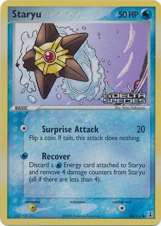 Staryu (85/113) (Stamped) [EX: Delta Species] Pokémon