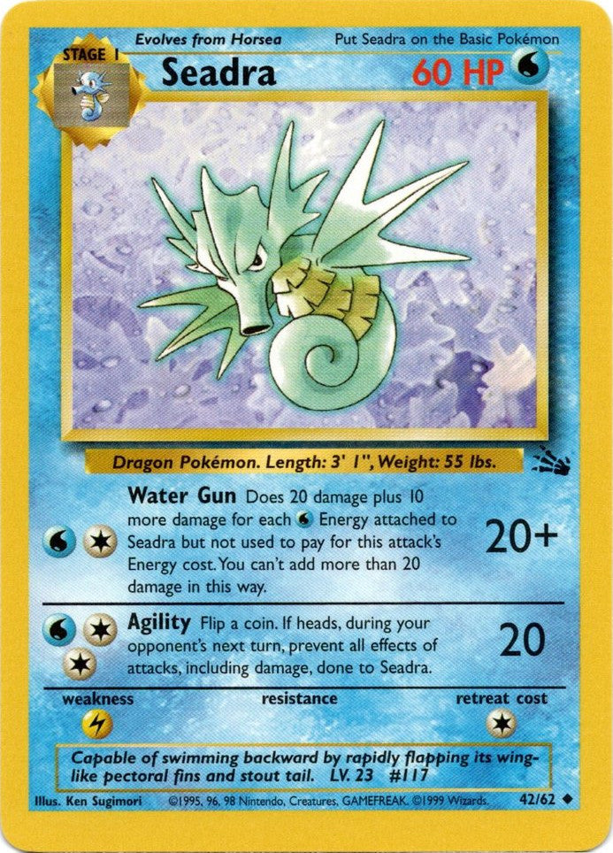 Seadra (42/62) [Fossil Unlimited] Pokémon