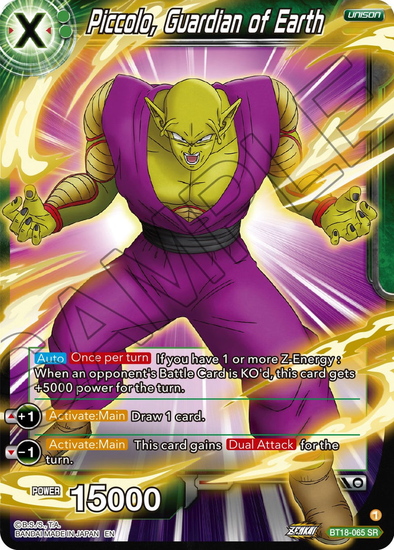 Piccolo, Guardian of Earth (BT18-065) [Dawn of the Z-Legends] Dragon Ball Super