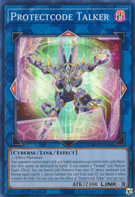 Protectcode Talker [CYAC-EN048] Super Rare Yu-Gi-Oh!