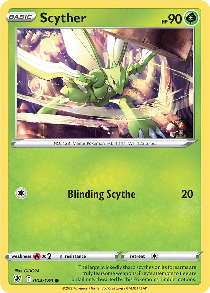 Scyther (004/189) [Sword & Shield: Astral Radiance] Pokémon