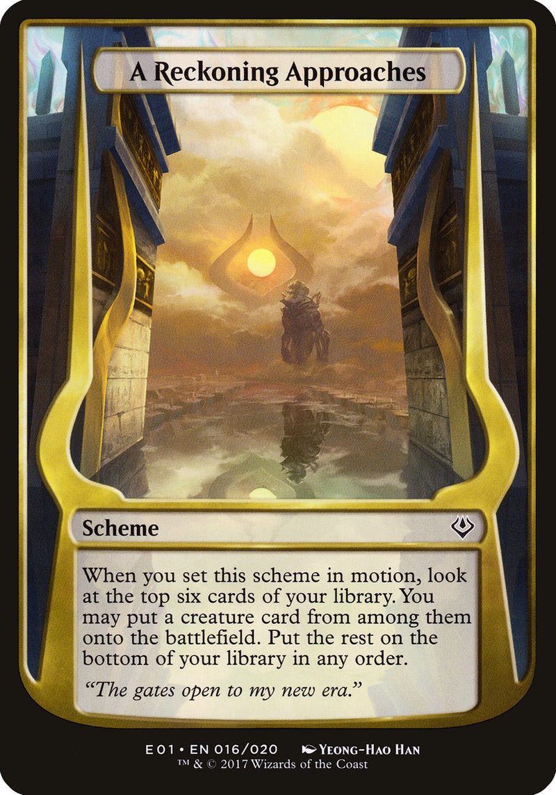 A Reckoning Approaches (Schemes) [Archenemy: Nicol Bolas Schemes] Magic: The Gathering