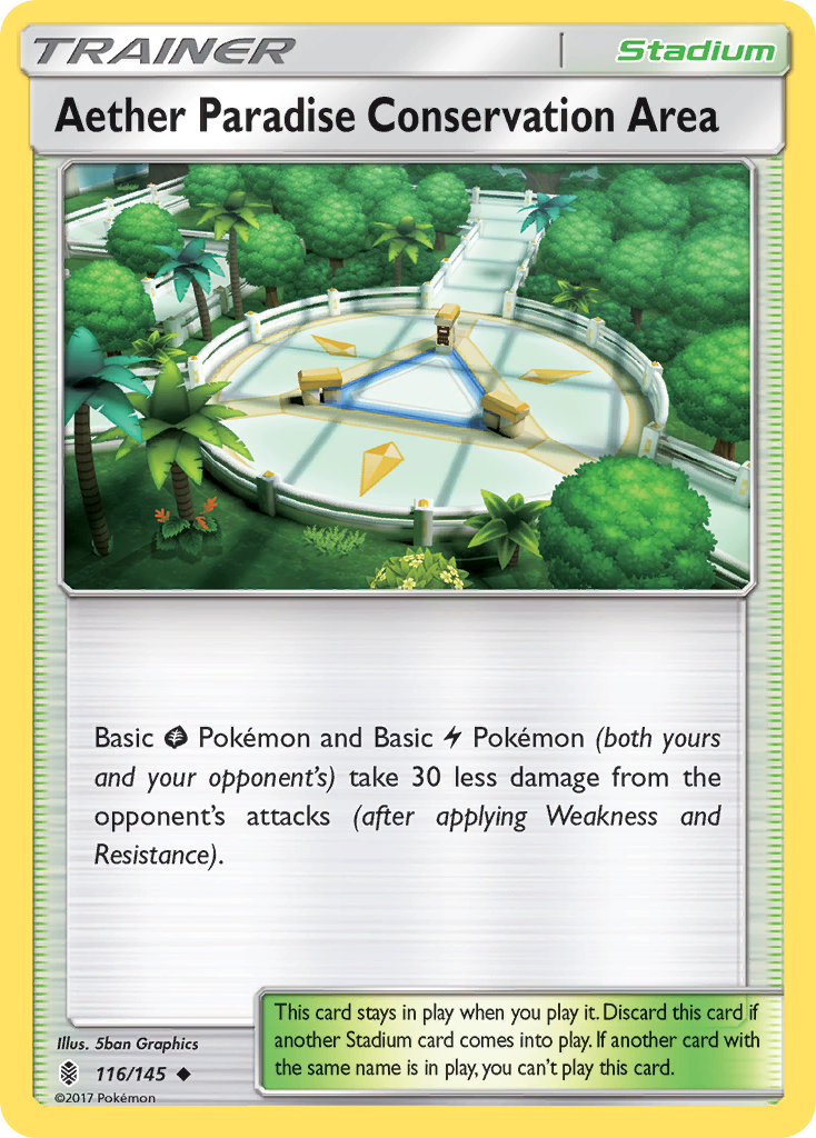 Aether Paradise Conservation Area (116/145) [Sun & Moon: Guardians Rising] Pokémon