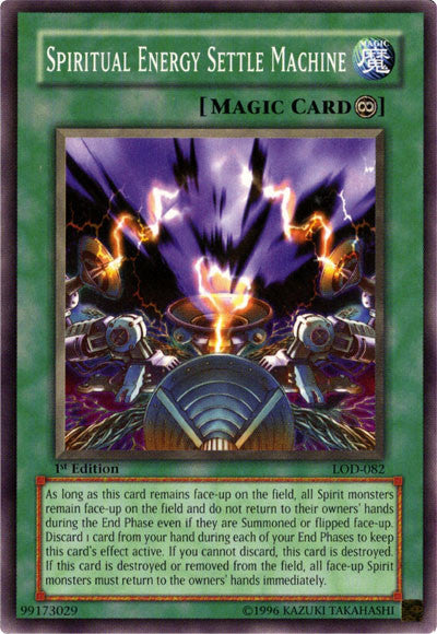 Spiritual Energy Settle Machine [LOD-082] Common Yu-Gi-Oh!