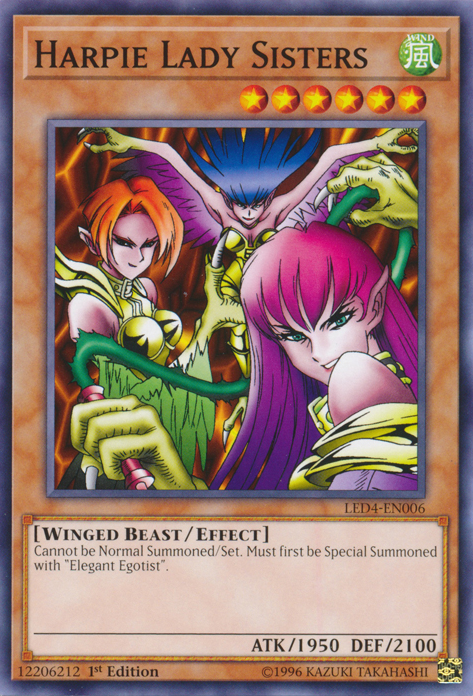 Harpie Lady Sisters [LED4-EN006] Common Yu-Gi-Oh!