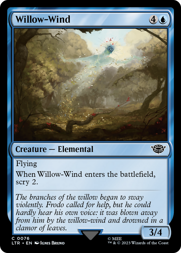 Willow-Wind [The Lord of the Rings: Tales of Middle-Earth] Magic: The Gathering