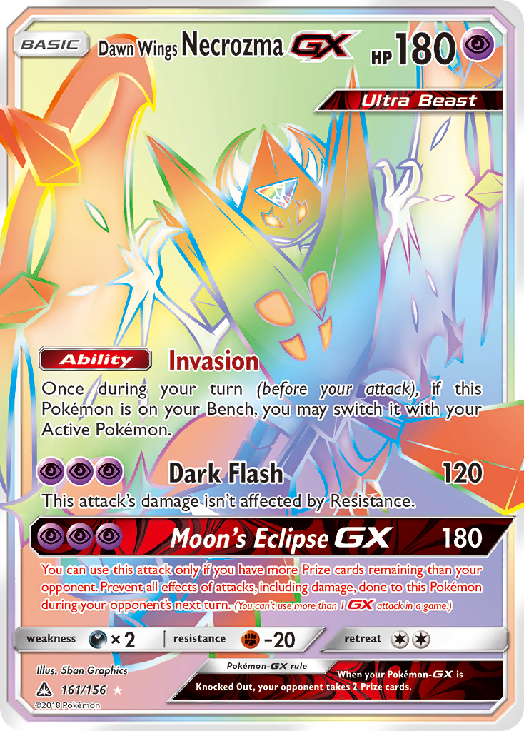Dawn Wings Necrozma GX (161/156) [Sun & Moon: Ultra Prism] Pokémon