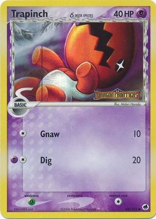 Trapinch (68/101) (Delta Species) (Stamped) [EX: Dragon Frontiers] Pokémon
