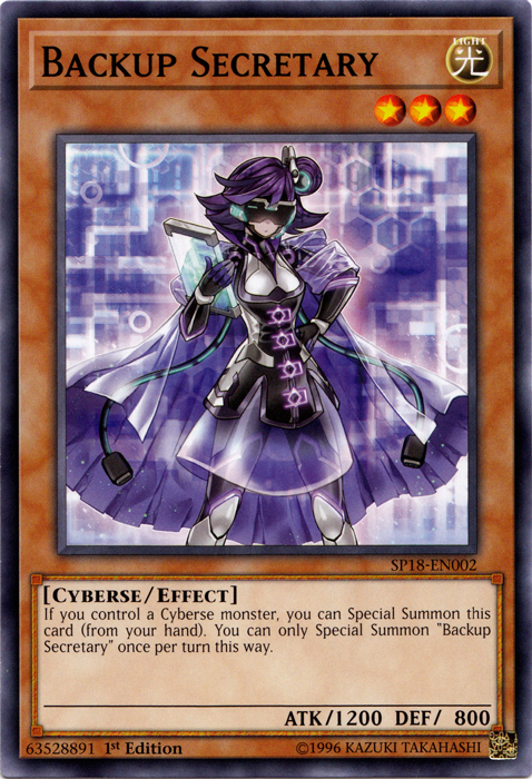 Backup Secretary [SP18-EN002] Common Yu-Gi-Oh!