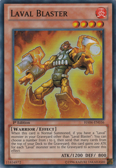 Laval Blaster [HA06-EN036] Super Rare Yu-Gi-Oh!