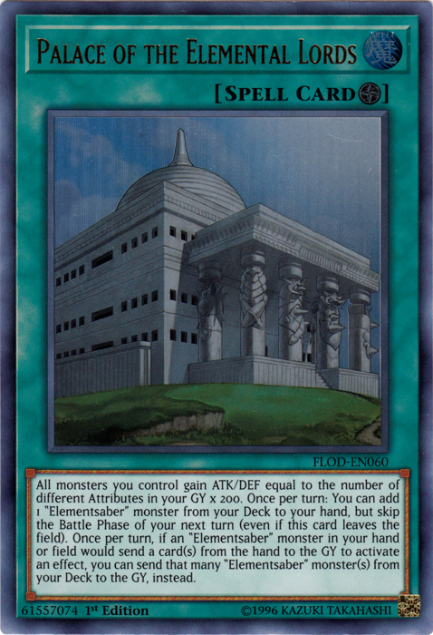 Palace of the Elemental Lords [FLOD-EN060] Ultra Rare Yu-Gi-Oh!